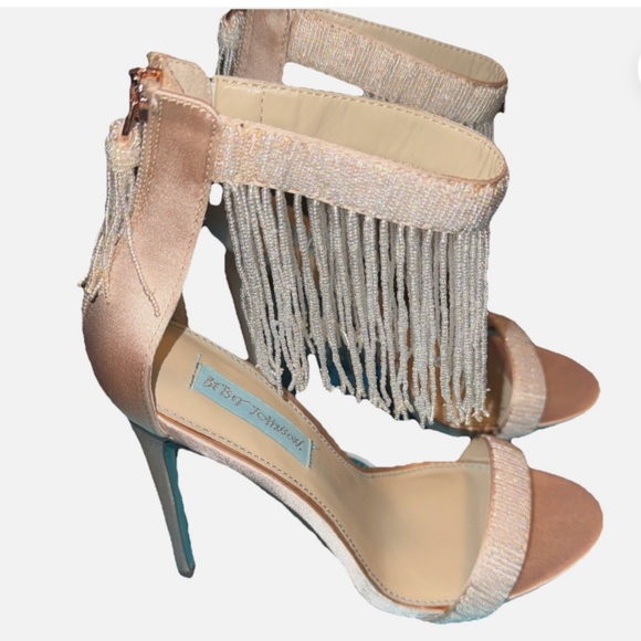 Blue by Betsey Johnson Grand Champ Satin Size 8 Worn Once - Picture 2 of 7